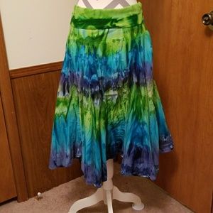Tie dye skirt